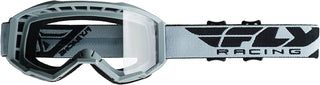 Fly Racing Focus Motorcycle Youth Goggles With Clear Lens -  Grey/Dark Grey