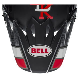 Bell Replacement MX-9 MIPS Twitch Replca (LE) Visor/Peak - Black/Red