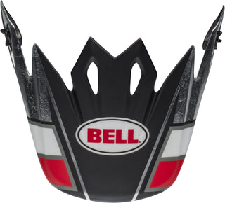 Bell Replacement MX-9 MIPS Twitch Replca (LE) Visor/Peak - Black/Red