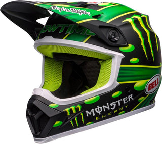 Bell MX-9 MIPS SE Showtime Replica Motorcycle Helmet - Matte Black/Green