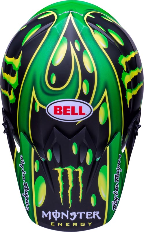 Bell MX-9 MIPS SE Showtime Replica Motorcycle Helmet - Matte Black/Green