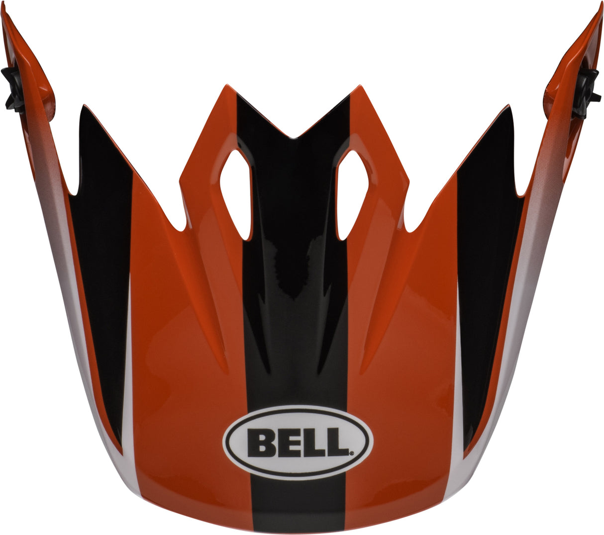 Bell Replacement MX-9 Peak Helmet Visor - Dash Red/Black