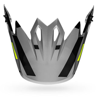 Bell Replacement MX-9 Peak Seven Equalizer Helmet Visor - Grey/Black/Hi-Viz