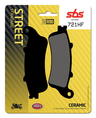 SBS Organic Brake Pads Front-Rear - 721HF-