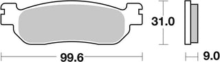 SBS FRICTION - Sinter Rear Brake Pads - 728LS-