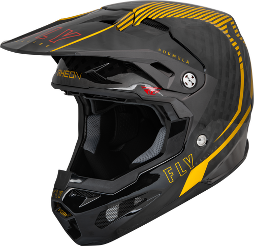 Fly Racing Youth Formula Carbon Tracer Helmet - Gold Black