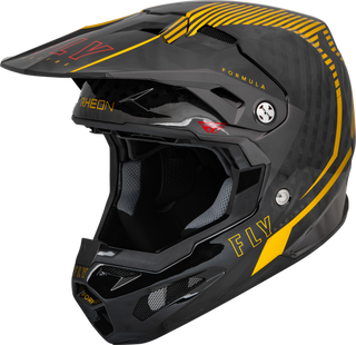 Fly Racing Youth Formula Carbon Tracer Helmet - Gold Black