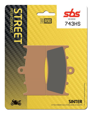 SBS FRICTION - Sinter Front Brake Pads - 743HS-