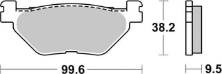 SBS Sintered Brake Pads Rear Road - 769LS-