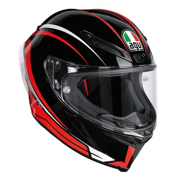 AGV Corsa R – Arrabbiata Motorcycle Helmet - Black/Red - MotoHeaven