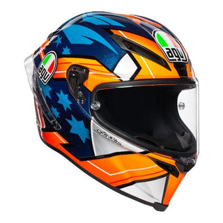 AGV Corsa R Jack Miller 2018 Motorcycle Helmet - Blue/Orange