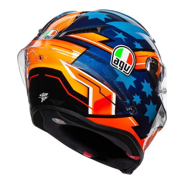 AGV Corsa R Jack Miller 2018 Motorcycle Helmet - Blue/Orange
