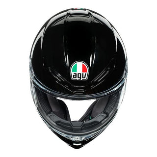 AGV K-6 Motorcycle Full Face Helmet - Black