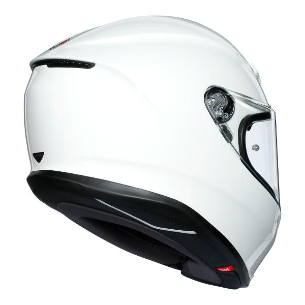 AGV K-6 Motorcycle Full Face Helmet - White