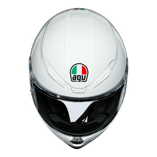 AGV K-6 Motorcycle Full Face Helmet - White