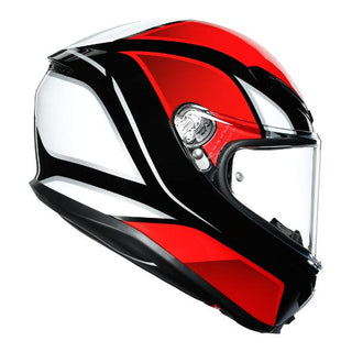 AGV K-6 Hyphen Motorcycle Full Face Helmet - Black/Red/White