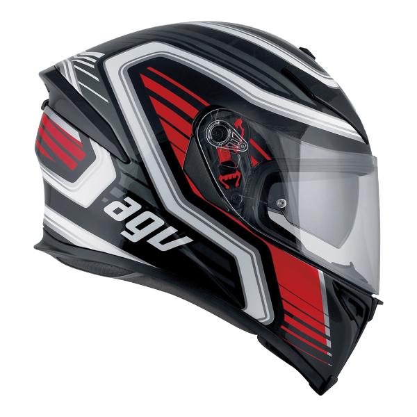 agv k5 black red AGV K5 S Firerace Motorcycle Helmet