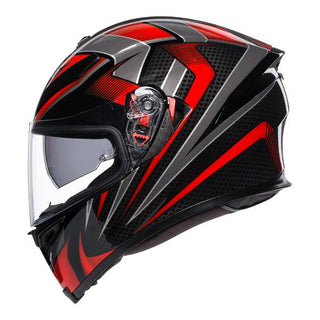 AGV K5 S Hurricane 2.0 Motorcycle Helmet -  Black/Red