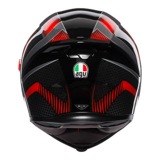 AGV K5 S Hurricane 2.0 Motorcycle Helmet -  Black/Red