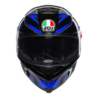 AGV K5 S Hurricane 2.0 Motorcycle Helmet -  Black/Blue