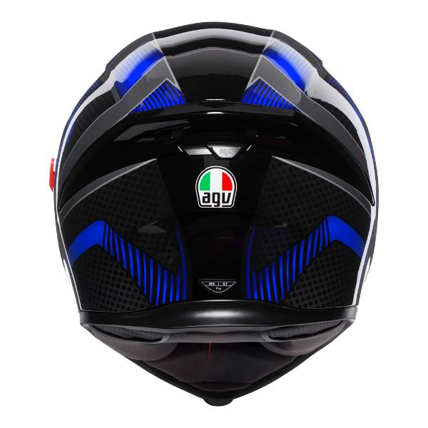 AGV K5 S Hurricane 2.0 Motorcycle Helmet -  Black/Blue