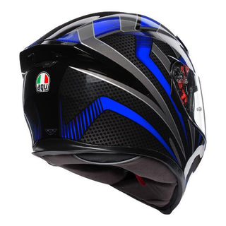 AGV K5 S Hurricane 2.0 Motorcycle Helmet -  Black/Blue