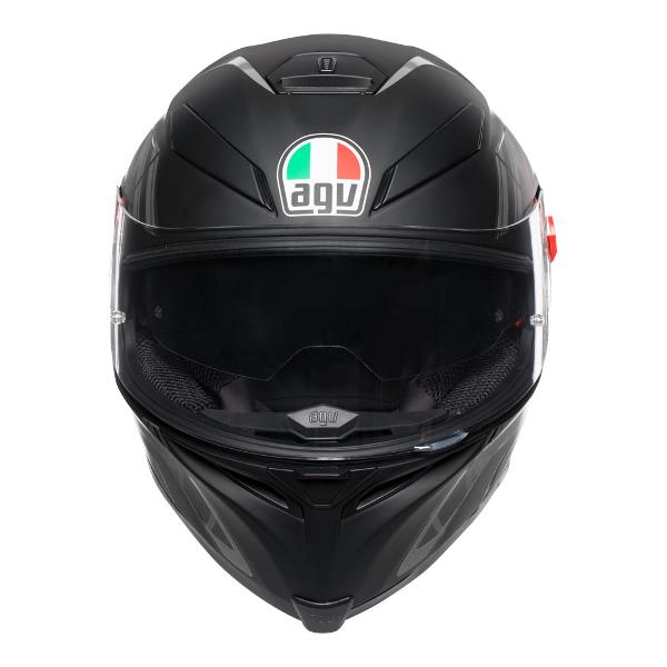 AGV K5 S Tornado Motorcycle Helmet -  Matt Black/Silver