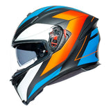 AGV K5-S Core Motorcycle Full Face Helmet - Black/Blue/Orange