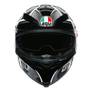 AGV K5 S Tempest Motorcycle Helmet - Black/Silver