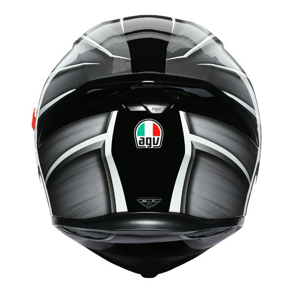 AGV K5 S Tempest Motorcycle Helmet - Black/Silver
