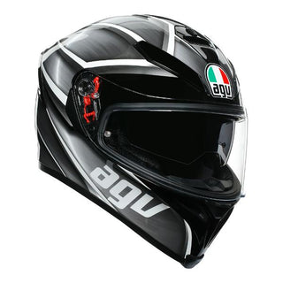 AGV K5 S Tempest Motorcycle Helmet - Black/Silver