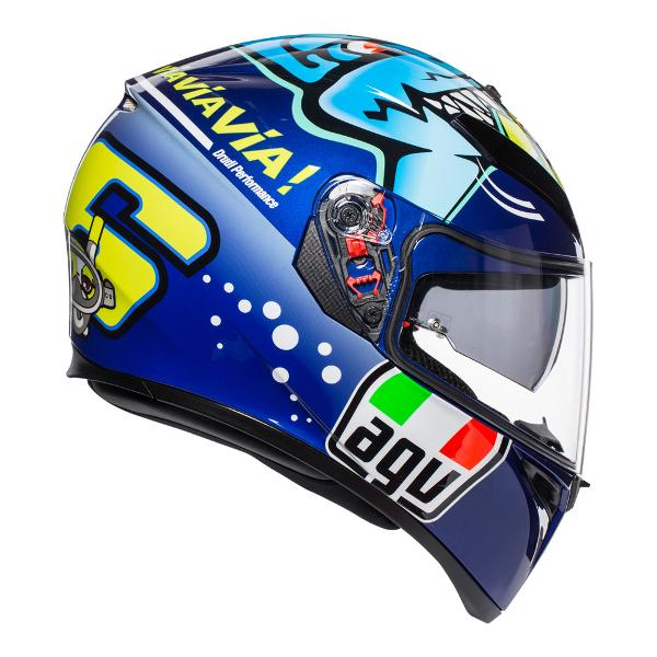 Agv best sale k3 blue