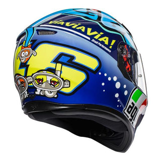 AGV K3 SV Rossi/Misano 2015 Motorcycle Helmet - Blue