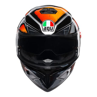 AGV K3 SV Liquefy Motorcycle Helmet - Black/Orange