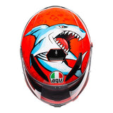 AGV K3 SV Attack Motorcycle Helmet - Red/Black/White