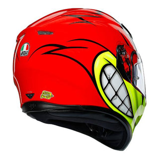 AGV K3 SV Birdy Motorcycle Full Face Helmet - Red/Yellow