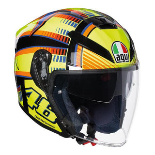 AGV K5 JET Soleluna Motorcycle Helmet - Yellow/Black