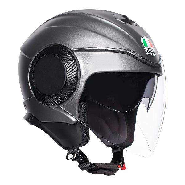 AGV Orbyt Motorcycle Open Face Helmet - Matte Grey