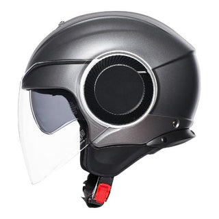 AGV Orbyt Motorcycle Open Face Helmet - Matte Grey