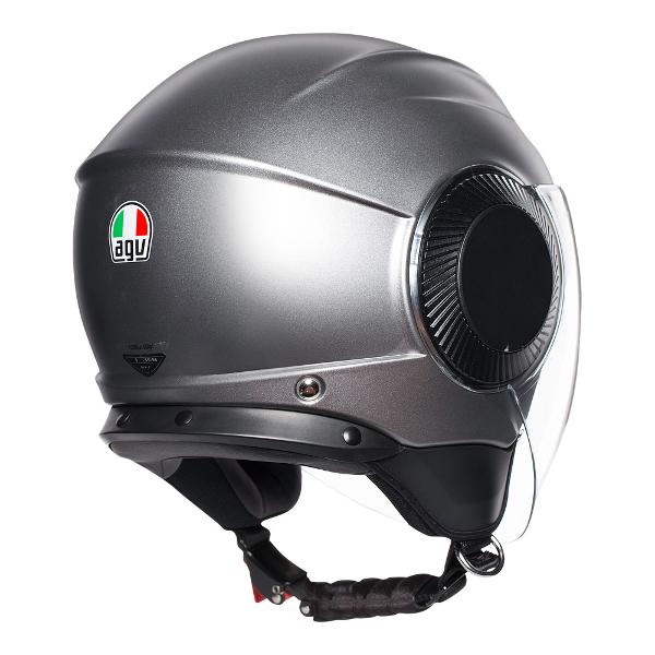 AGV Orbyt Motorcycle Open Face Helmet - Matte Grey