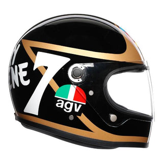 AGV X3000 Barry Sheene Motorcycle Helmet - Black