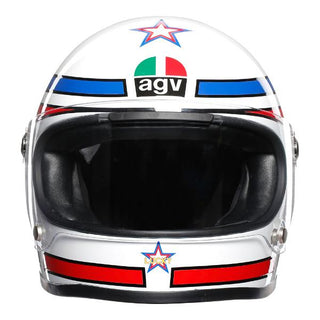 AGV X3000 Lucky Motorcycle Helmet - Red/White/Blue