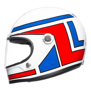 AGV X3000 Lucky Motorcycle Helmet - Red/White/Blue