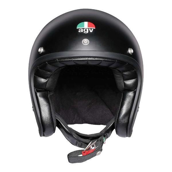 AGV X70 Open Face Motorcycle Helmet - Matte Black