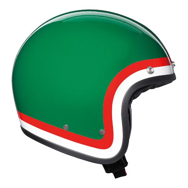 AGV X70 Pasolini Open Face Motorcycle Helmet - Green
