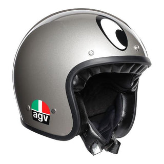 AGV X70 Montjuic Open Face Motorcycle Helmet - Silver