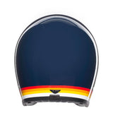 AGV X70 Riviera Open Face Motorcycle Helmet - Blue/Rainbow