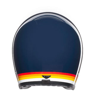 AGV X70 Riviera Open Face Motorcycle Helmet - Blue/Rainbow