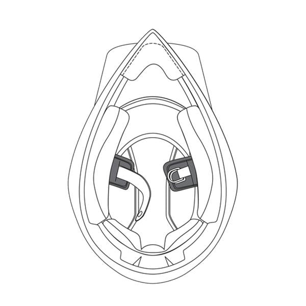 AGV Replacement Chinstrap Pads For AX9