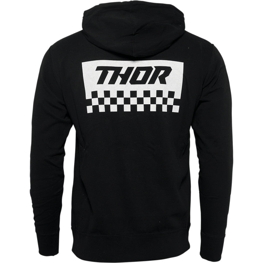 Thor Checkers Zip Fleece - Black